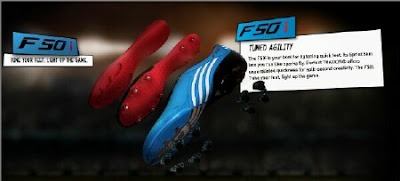 Adidas F50i boots - all the pieces