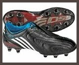 Adidas F50i TUNit Black/Wht/Cyan Leather