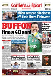 today's frontpage of Corriere dello Sport
