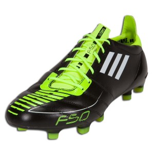Adidas-F50-Adizero-Leather-Black-White-Electricity-Colorway-Front-Outside-Angled-View